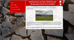 Desktop Screenshot of burgergemeindesumiswald.ch